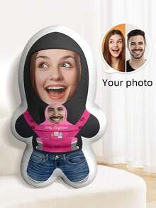 1pc Custom Throw Pillow - Personalized Photo | Adorable Animal And Funny Styles | Ideal Gifts For Him, Her, Boyfriend, Girlfriend, Dad, Mom, Family, And Friends | Perfect For Indoor Decor - Sofa, Bed, Car, Tea Room, Bedroom, Living Room | Unique Face Pillow For Valentine's Day, Mother's Day, Birthdays,Father's Day, Anniversaries, Graduation, Weddings, Christmas | Available In Various Sizes Unique For Housewarming Washable - Doctor - View 14