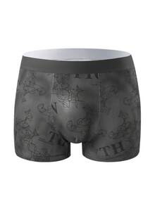 6pcs Men's Underwear, Landscape Painting Print Series, Breathable Comfortable Boxer Briefs, Fashionable Sports Shorts, Men's Casual Durable Underwear For Daily Wear - Multicolor - View 6