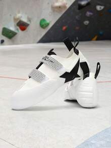 男女通用专业攀岩鞋，高抓地力橡胶外底，贴合灵活的鞋面，适合室内健身房训练、户外抱石和岩壁攀登（尺码 34-45） - 白色 - 查看 7