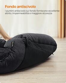 Feandrea Pet Bed & Crate Mat - 深灰色 - 查看 3