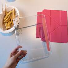 Suitable For IPad 10 Generation Protective Case, Magnetic Detachable, Intelligent Sleep Wake-Up, Ipad 11 Gen Case, With Pen Slot, High Transparency Acrylic Back Panel, Can Be DIY Freely, Anti Drop And Anti Bending, Suitable For IPad Air11 (M3), IPad Air11 (M2), Compatible With IPad Pro 11 Inch (1st/2nd/3rd/4th), IPad Case