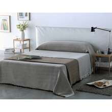 Ecommerc3 Multipurpose Sofa And Bed Throw - Decorative Sofa Cover, Reversible, Soft And Washable - Breathable Fabric Multipurpose Cover, Ideal For Living Room, Bedroom Or Home Decor - Xám - Xem 4