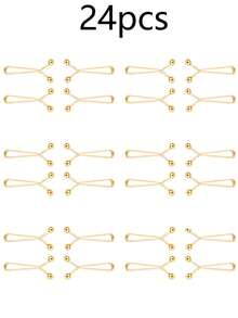 24/12/8/4/2件装腰部收紧扣，适用于宽松牛仔裤，无需缝纫的可拆卸扣，可重复使用的腰部收紧夹，金属胸针，适用于裤子、牛仔裤和裙子/本产品与实际产品尺寸存在一定差异，请在下单前确认您会使用它！ - 彩色 - 查看 26