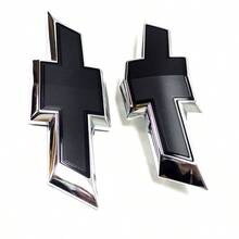 84151500 Front And Rear Emblem Bowtie Black 2017-2018 Chevrolet Cruze Hatchback - 黑色 - 查看 4