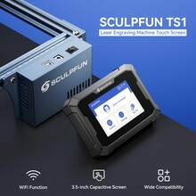 SCULPFUN TS1 Laser Engraver 3.5-Inch Touch Screen Real-Time Slicing Used With SCULPFUN APP - Multicolor - View 7