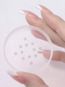 Minimalist Solid Color Portable Makeup Sponge Case, Suitable For Travel And Outdoor Use - Multicolor - View 2