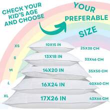 Pillows For Bed 2X - The Only Pillow 300T Cotton Shell And Down Alternative Fill - Travel Pillow For Bedding Set Sleeping Pillow Floor Bed Pillows (14x20in - White) - 白色帶緞紋 - 查看 4