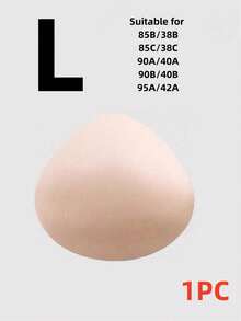 WANTES 1 片术后三角提拉运动文胸胸垫 - 轻盈棉质海绵，内置支撑，可水洗设计，男女通用，适合运动恢复和健身支撑 - 米色 - 查看 15