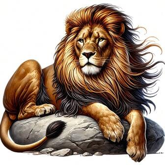 1/2/3 Piezas Imagen de león en ocio, transferencia de calor con brocha, prensa de calor, marca, artículos populares para hombres y mujeres de moda, impresión estilo Ke, pegatinas de plancha caliente DIY, adecuado para ropa, mochilas, sombreros, almohadas, etc.