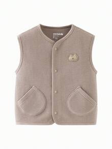 mini bala Young Boy Cotton Vest Kids Warm Layered Fall 2025