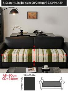 غطاء وسادة أريكة لجميع المواسم، وسادة مقعد أريكة حديثة بسيطة مانعة للانزلاق، غطاء أريكة مقاوم للغبار وقابل للغسيل، أخضر فاتح ناعم وثابت اللون، واقي صديق للحيوانات الأليفة مناسب لغرفة النوم والمكتب وغرفة المعيشة والأريكة على شكل L والأريكة ذات 1/2/3/4 مقاعد - أخضر - مشاهدة 13