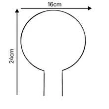 Charming Heart-Shaped Iron Plant Trellis - Lightweight, Indoor/Outdoor Garden Climbing Frame For Potted Plants And Lawn Care - Multicolor - View 5