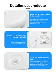 2 piezas Lámpara de techo 12 W/18W,Luz LED de techo de inducción, luces con Sensor de movimiento automático, Radar, garaje, ático, puerta, pasillo frontal, lámpara LED de habitación inteligente infrarroja humana(luz blanca de 6500 K) - 2 piezas - Ver 10