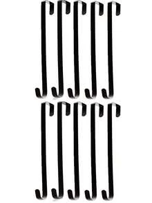 10pcs/5pcs/4pcs/2pcs/1pcChristmas Wreath Hook, Metal Shrinking Christmas Door Hook, Door-Backing Wreath Hook, Christmas Decoration Telescopic Hook - Multicolor - View 22