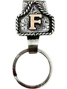 Decoraciones Del Llavero Del Soporte De Llave Occidental Para Cinturón Metal Metal Clip Clip Llavero Para Hombres Viajes Negocios Esencial Cinturón - U - Ver 4