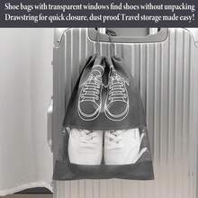 10 Pcs Travel Shoe Bag Travel Bags Covers For Traveling Packing, Travel Shoe Bags For Storage For Packing In Suitcase - 10 件(14.2 吋*10.6 吋) - 查看 3