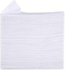 Finesse Hand Paper Towel - 12 Packs 23 X 23cm / 200 Pack / 2400 Sheet Per Carton, Disposable, Paper Guest Towels, Fast Hand Drying Home, Kitchen, Bathroom, Office, Healthcare Facilities