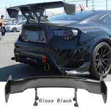 For  GT86 Subaru BRZ Scion FR-S 46and#034; Adjustable Rear Trunk Spoiler Wing GT - màu đen - Xem 1