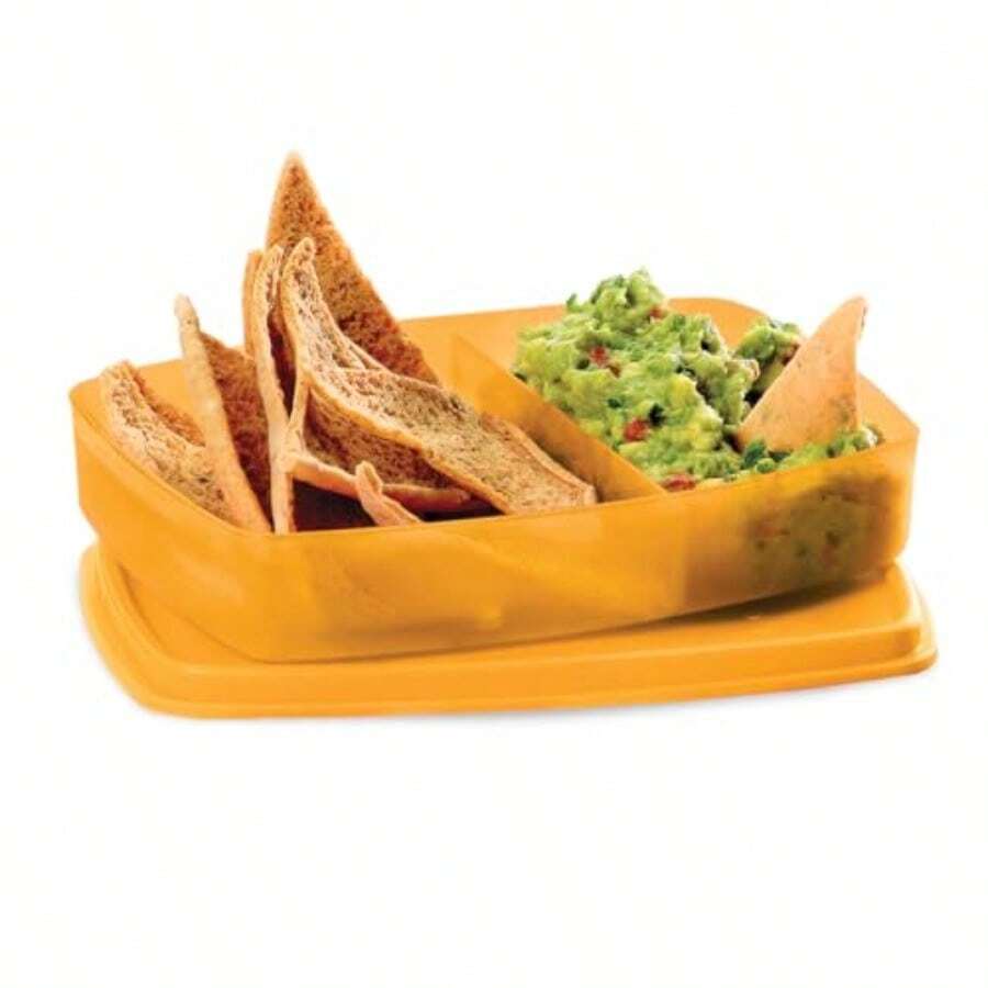Tupperware Recipiente para Lunch Porciones pequeñas 350ml - Naranja - Ver 1