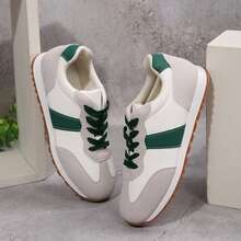 Sneakers For Women Athletic Inspired Low Top Lace Up Breathable Easy Styling - 3396綠色 - 查看 5