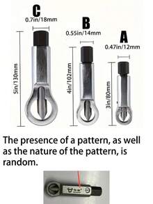 3件套金属螺母劈裂器，手动压力式螺母拆卸器/取出器/破碎器