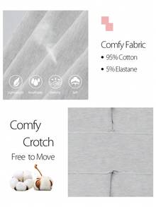 3条装女士纯棉拳击短裤，骑行短裤，亲肤内裤，防刮内裤，打底短裤，四季皆宜，圣诞节 - 彩色 - 查看 5