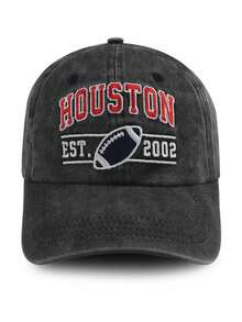 1pc Indianapolis Embroidered Washed Baseball Cap, Adjustable Outdoor Sun Protection Casual Hat Suitable For Travel, Beach, Vacation, Y2K Style For Young Adults - Baseball Cap - View 19