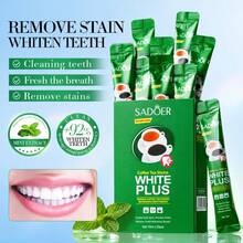 20 piezas/Caja Tiras blanqueadoras de dientes, eliminan manchas de café y té, refrescan el aliento, limpian los dientes, impulsan la confianza con una sonrisa brillante, limpian profundamente los dientes - Multicolor - Ver 1