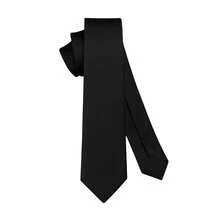 OcioDual Lieferung innerhalb von 24/48 Stunden. Schwarze Herrenkrawatte, moderne Herrenkrawatten, elegante Krawatte mit diagonalem Muster für Hochzeitsanzüge, Business, Feierlichkeiten, Events, Partys, schmale Herrenkrawatten. - Schwarz - Übersicht 5