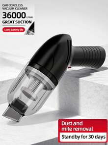 1pc Cordless Handheld Vacuum Cleaner - 36000RPM High Power Portable Dust Collector For Car/Home/Office, Rechargeable Battery, Washable Filter & Lightweight Design - Multicolor - View 7