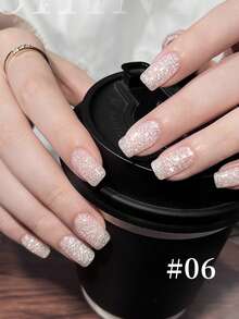 9-Color Stardust Cat Eye Solid Gel Set - Cosmic Silver & Iridescent Hues With Explosive Sparkle, Perfect For Festival Goers' Party Nails & Nighttime Glam, Long-Lasting & Easy Apply - Multicolor - View 10