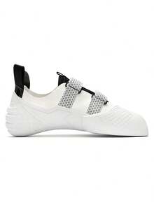 男女通用专业攀岩鞋，高抓地力橡胶外底，贴合灵活的鞋面，适合室内健身房训练、户外抱石和岩壁攀登（尺码 34-45） - 白色 - 查看 3