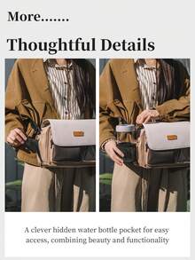 Llano Camera Shoulder Sling Bag For Travel & Photography Crossbody Bag With Magnetic Closure, 15° Ergonomic Strap, Multi-Compartment For Camera, Lens, Storage Shoulder Bag Unisex Inner Bag