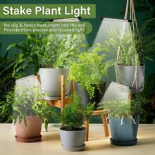 360° Lampe de culture LED à spectre complet avec col de cygne, 3 modes d'éclairage et 10 niveaux de gradation, minuterie 6/9/12H, convient pour les plantes en pot d'intérieur comme les succulentes et les cactus manquant de lumière du soleil, fournit des nutriments pour la croissance - Noir - Voir 4