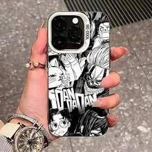 Funda de color plata para 17 Pro Max 16 Pro Max 15 14 13 11 12 Plus de Anime D-Dandadan Okaran - z8 - Ver 1