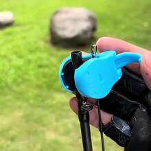 4个重型鱼竿支架，带防滑夹 - 可调节夹子，节省空间，适用于车库/船坞，螺丝/木棍牢固安装 - 兼容淡水/海水鱼竿 - 钓鱼爱好者的理想礼物（万圣节/圣诞节） - 适用于车库、船只、小屋或家庭使用 - 彩色 - 查看 10