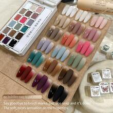 MORDDA 18色涂抹胶水，罐装高饱和度流行半固态指甲油胶水，女士沙龙美甲DIY美甲 - 彩色 - 查看 10