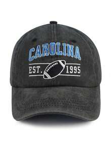 1pc Indianapolis Embroidered Washed Baseball Cap, Adjustable Outdoor Sun Protection Casual Hat Suitable For Travel, Beach, Vacation, Y2K Style For Young Adults - Baseball Cap - View 37