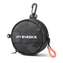 One Camouflage Fishing Belt Bag With Adjustable Shoulder Strap - A Portable Line Organizer For Outdoor Fishing And Hiking, Made Of Durable Polyester, Suitable For Storing And Transporting Small Accessories. A Tackle Organizer Bag, Perfect For Fishing, Camping, Hiking, Travel, And Outdoor Adventures