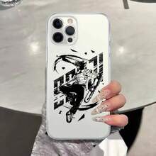 C-Chainsaw-ManS Denji MAKIMA Transparente Hülle kompatibel mit  11 12 13 14 15 16 17 Air Pro Max Plus Mini Stoßfeste Hülle, Hülle kompatibel mit  17 pro max Hülle,  17 pro Hülle,  17 Hülle,  16 pro max Hülle - Z5 - Übersicht 7