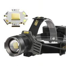 KENSUN 1000000流明 XHP360 头灯，26650 可充电 LED 头灯，钓鱼头灯，专业头灯，防水露营头灯 - 黑色 - 查看 14