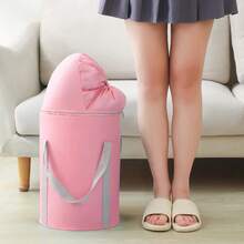 Collapsible Foot Bath Basin, Large Capacity Foldable Foot Bath Portable Foot Soaking Bucket - Pink - View 4