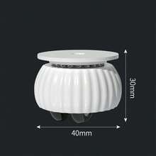 Adhesive Swivel Casters With Brake, Quiet Wheels, Suitable For Furniture, Computer, Potted Plants, Small Coffee Tables, No Drilling Required - Multicolor - View 2