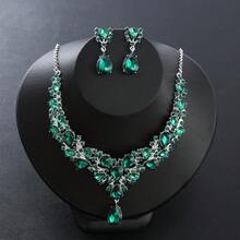 Bộ vòng cổ - màu xanh lá - Xem 7
