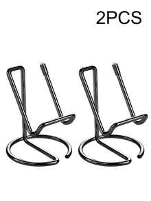 1/2pcs Iron Wire Metal Phone Stand, Minimalist Iron Desktop Phone/Tablet Holder, Creative Metal Phone/Tablet Stand