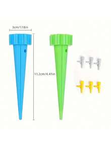 1/10/20/30 piezas Dispositivo de riego automático, Kit de riego automático, Sistema de riego por goteo para jardín, Sistema de control de riego por goteo, Dispositivo de riego automático ajustable para plantas y flores - Multicolor - Ver 10