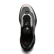 1 par de zapatos para senderismo, trekking y running al aire libre, zapatillas deportivas para senderos unisex, ligeras, transpirables, antideslizantes, duraderas, con amortiguación y suela blanda - Blanco y Negro - Ver 6