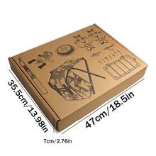 JSFUN Ice Fishing Full Set, Ice Fishing Rod & Reel Combo - Multicolor - View 7