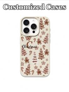 1 szt. personalizowane etui na telefon z motywem świątecznego piernikowego ludzika, kompatybilne z 17 Pro Max/17 Air/16E/16 Pro Max/15/14 Plus/13/12/11, S24/20 Ultra/A52S/A31 A21S/A13/A05S, kompatybilne z Redmi Note 13 Pro Plus/Note 10/Note 12C/Note 13C, wykonane z materiału TPU, modne, odporne na upadki, pełne świątecznej atmosfery, najlepszy prezent dla rodziny i przyjaciół, wersja międzynarodowa, nie wersja krajowa - Biały - Zobacz 5