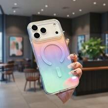 Ốp điện thoại từ tính chống sốc tương thích với iPhone 17, 16 Pro Max, họa tiết lông vũ nhiều màu sắc, bảo vệ từ tính cho các dòng 13/14/15/16Pro, chống nước, chống sốc, chống rơi, chống trầy xước, quà tặng mùa xuân. - Nhiều màu - Xem 67